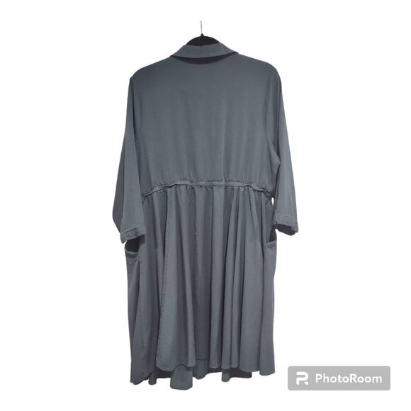 Torrid Green Shirt-Dress Button-down Size 2 - Picture 3 of 6